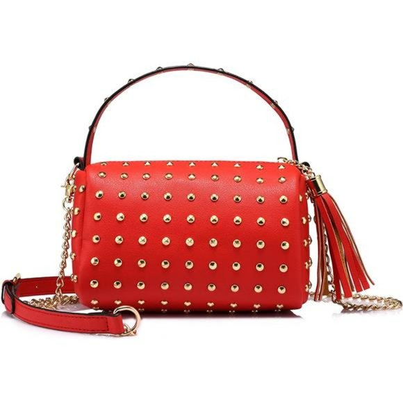 Bags | Shoulder Bag Small Side Purse Mini Clutch With Bling Rivets ...